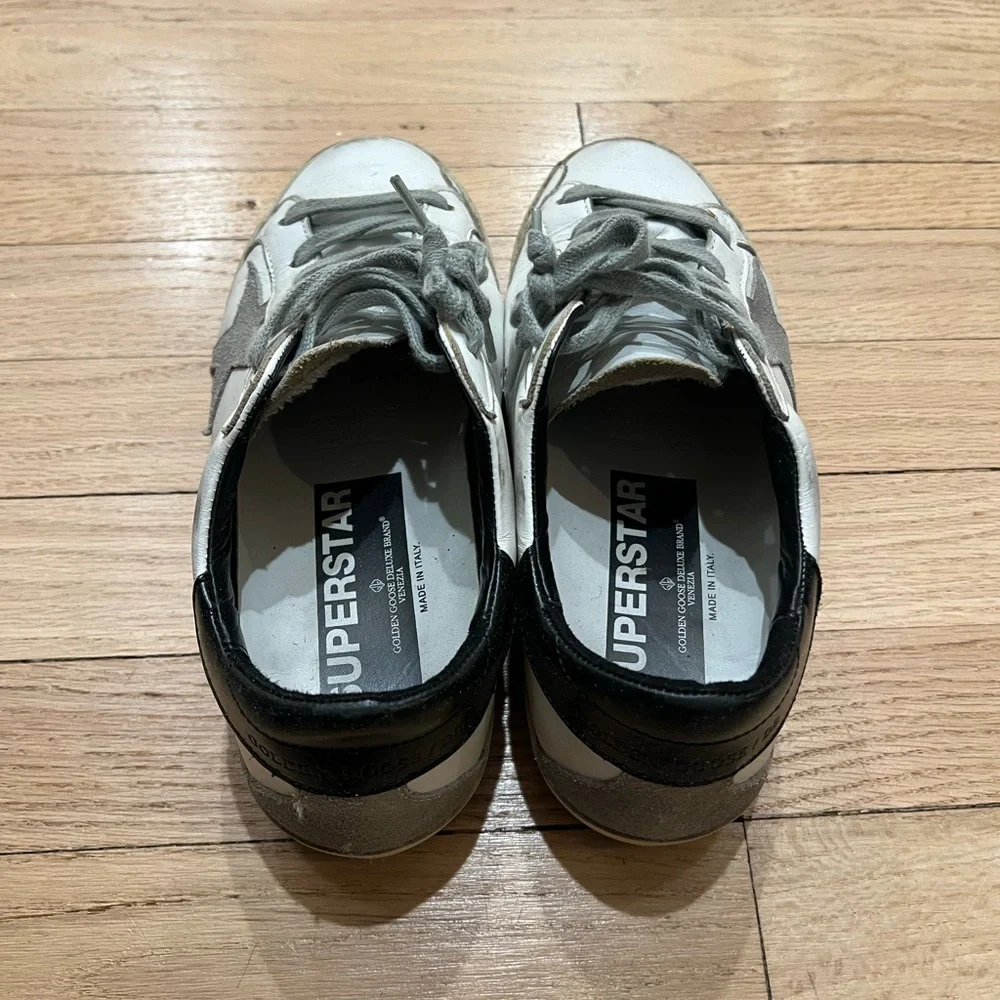 Golden Goose White and Gray Sneakers - Picture 3 of 8